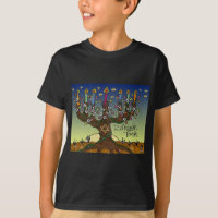 Presentes e Roupas Judaicas L'shanah Tovah Árvore 