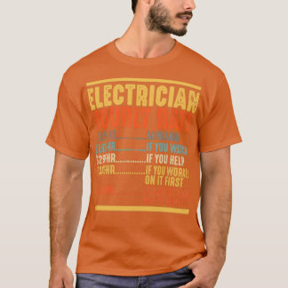 Camiseta Presentes Eletrônicos Engraçados Por Taxa Horária 