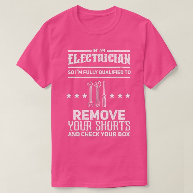 Camiseta Presentes eletrônicos para Design elétrico engraça (Frente do Design)