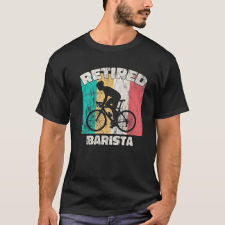 Camiseta Presentes Engraçados Aposentados Barista