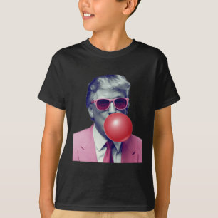 Camiseta Presentes Engraçados Chiclete Trump Yum 
