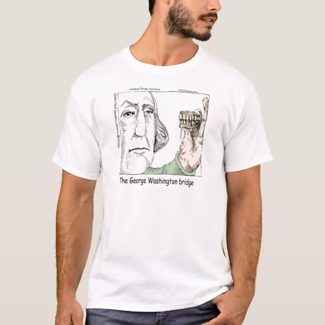 Camiseta Presentes Engraçados da Ponte George Washington (Frente)
