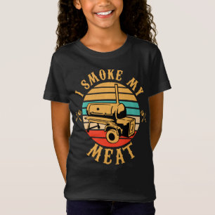 Camiseta Presentes engraçados de CHURRASCO Eu Fumo Meu CH