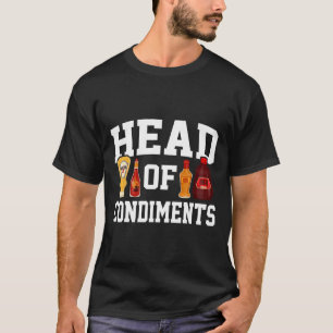 Camiseta Presentes Engraçados De Condimentos Para Churrasco