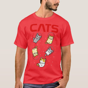 Camiseta Presentes engraçados de gato astronauta espacial p