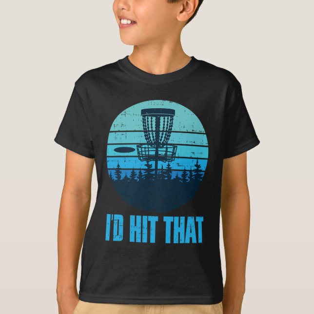 Camiseta Presentes Engraçados de Golfe de Disco - Discos de (Frente)