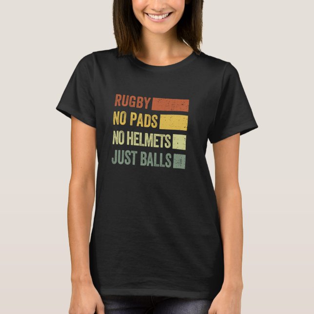 Camiseta Presentes engraçados de Rugby para jogadores e fãs (Frente)
