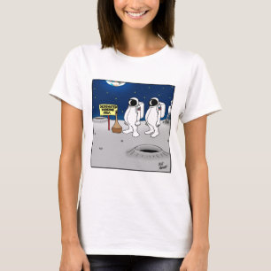 Camiseta Presentes engraçados para fumar no espaço