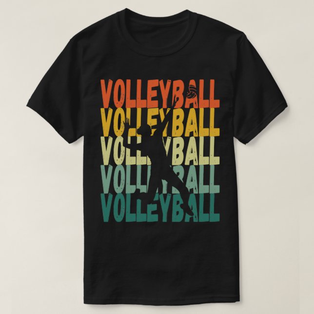 Camiseta presentes engraçados para o vôlei de vôlei (Frente do Design)