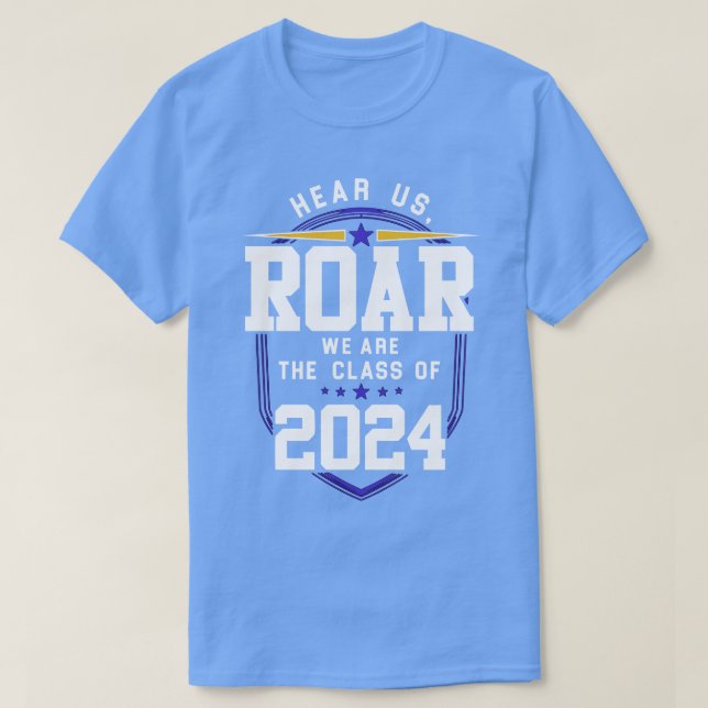 Camiseta Presentes engraçados para sênior da turma de 2024  (Frente do Design)