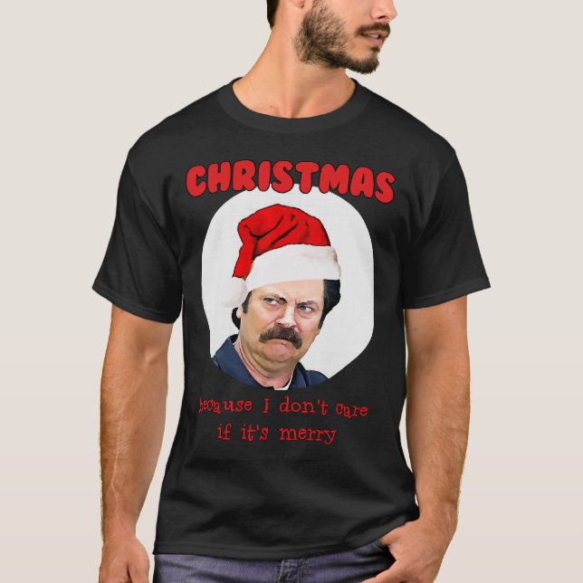 Camiseta presentes engraçados ron swanson (Frente)