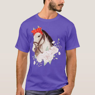 Camiseta Presentes Equestres Para Meninas Adolescentes Impr