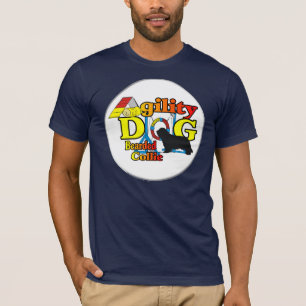 Camiseta Presentes farpados do Collie da agilidade