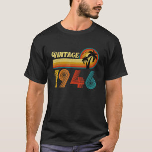 Camiseta Presentes Feitos em 1946 Homens Mulheres 80º Cláss