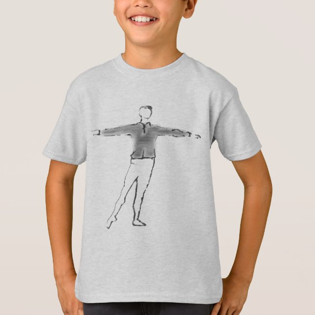 Camiseta Presentes feitos sob encomenda da dança do menino (Frente)