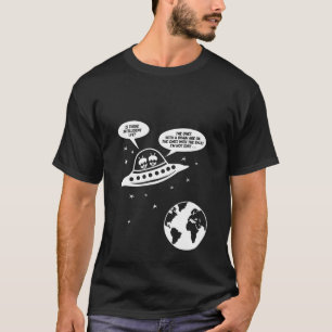 Camiseta Presentes feministas engraçados, UFO Nerdy dos
