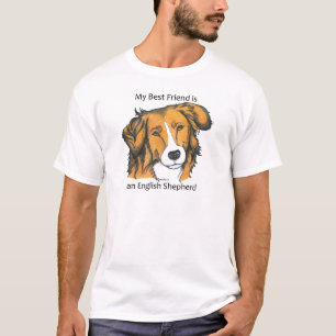 Camiseta Presentes ingleses do pastor - sable