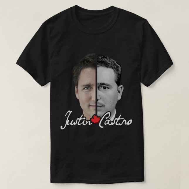 Camiseta Presentes Justin Políticos Trudeau Oferece os Melh (Frente do Design)