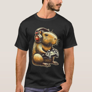 Camiseta Presentes Legais de Jogador Capyra Para Homens Rap