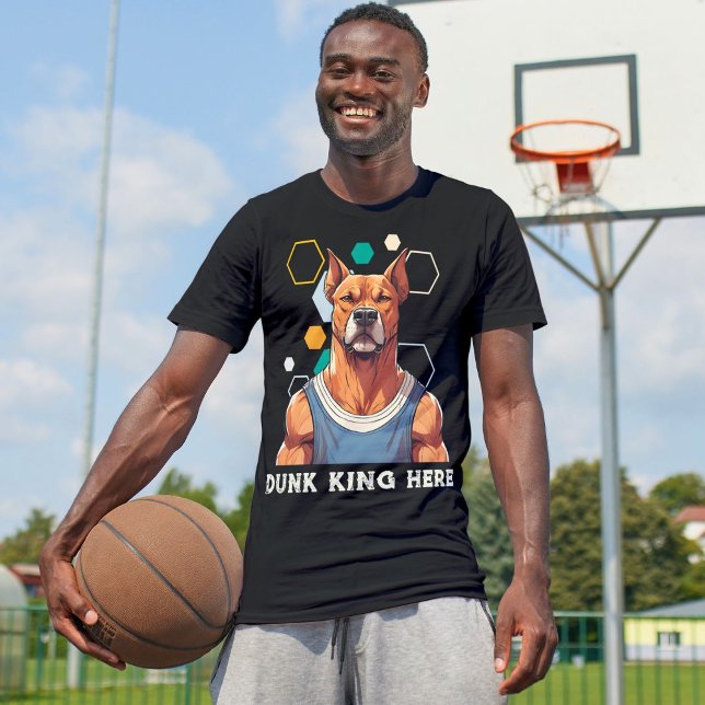 Camiseta Presentes legal de Cachorro para Jogadores de Basq (Cool Dog Gifts for Basketball Lovers Coach Fans)