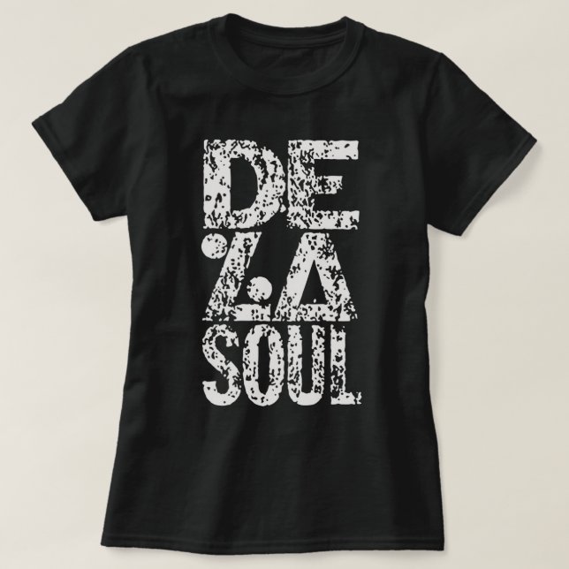 Camiseta Presentes Legal De Música Retro De La Soul Para Ve (Frente do Design)