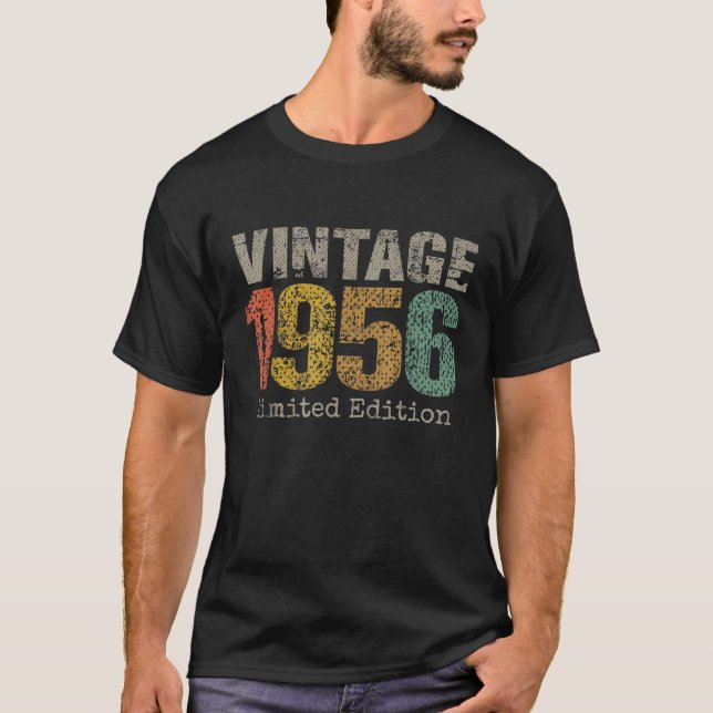 Camiseta Presentes Limitados Edição Retro Design Para 70 (Frente)