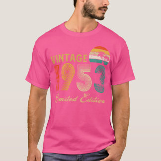 Camiseta Presentes Limitados Edição Vintage 1953 70 Anos fr