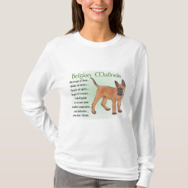 Camiseta Presentes Malinois belgas