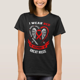 Camiseta Presentes Memoriais Por Perda De Doença Cardíaca N