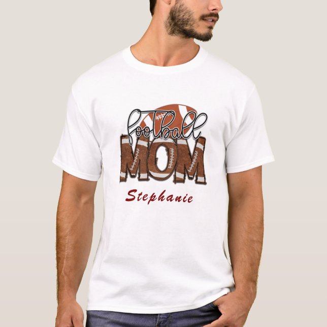 Camiseta Presentes modernos | A mãe de futebol (Frente)