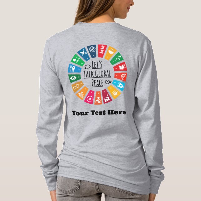 Camiseta Presentes Motivacionais Personalizados de Tendênci (Verso)