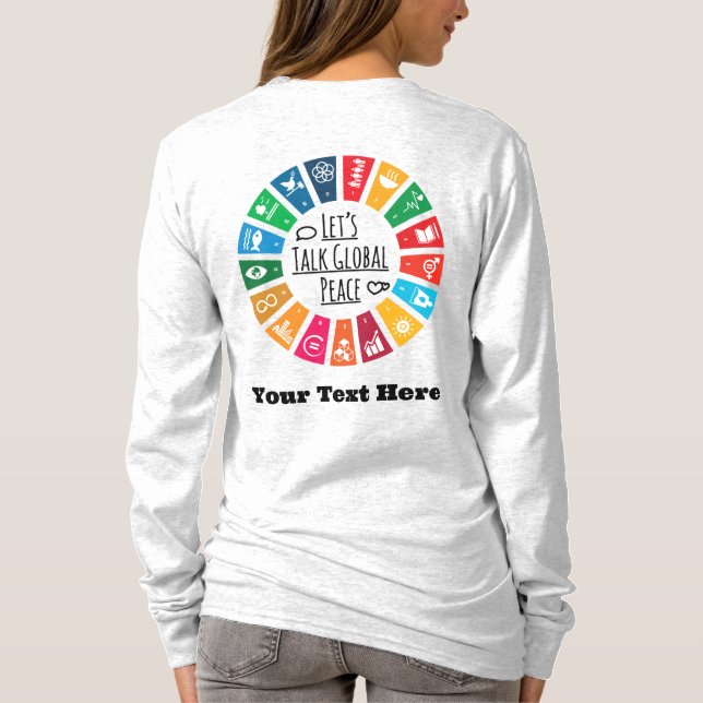 Camiseta Presentes Motivacionais Personalizados de Tendênci (Verso)