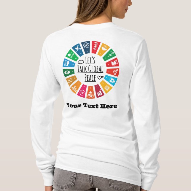 Camiseta Presentes Motivacionais Personalizados de Tendênci (Verso)