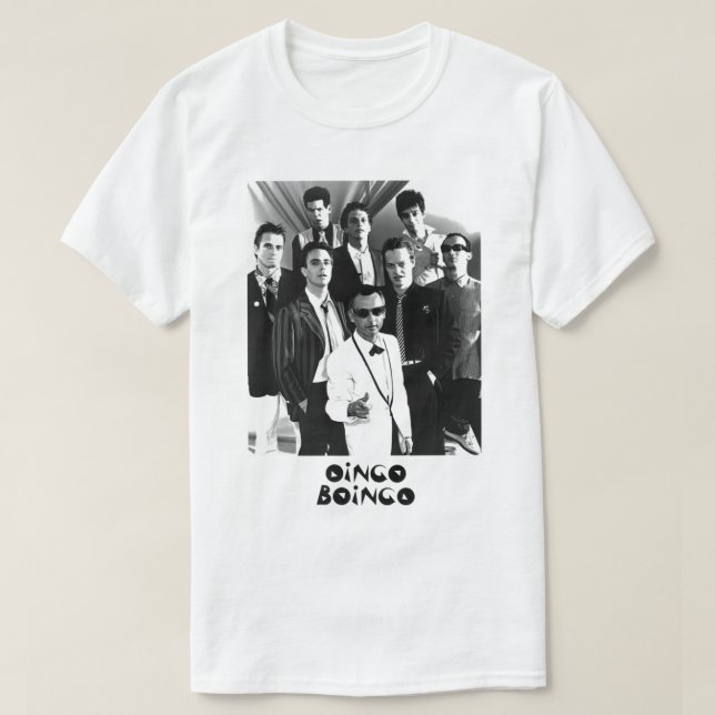 Camiseta Presentes Oingo Boingo Graphic Necessários Para Ve (Frente do Design)