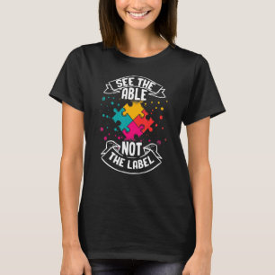 Camiseta Presentes para Adultos com Autismo Síndrome de Asp