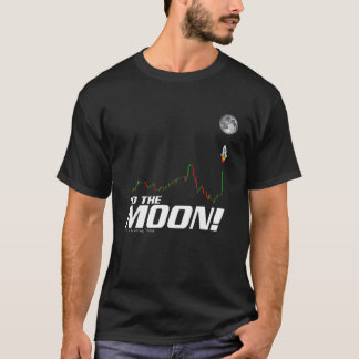 Camiseta Presentes Para Amantes De Bitmoeda À Lua BTC Crypt