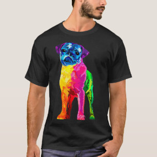 Camiseta Presentes para amantes de cães Pug para mulheres P