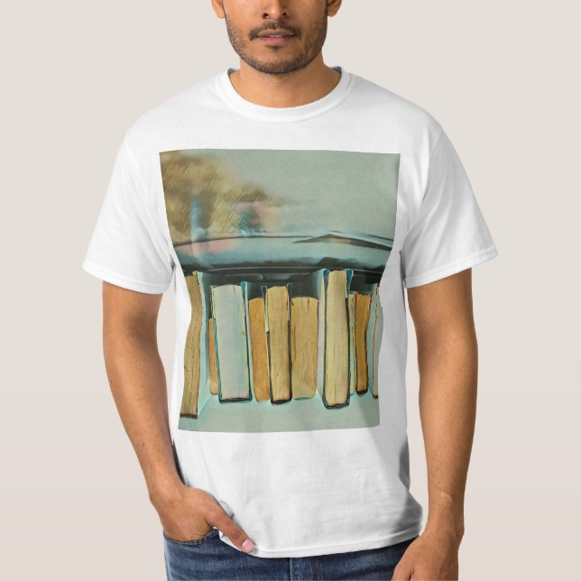 Camiseta Presentes para amantes de livros (Frente)