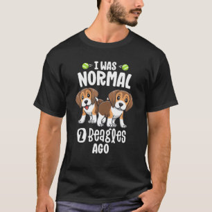 Camiseta Presentes Para Beagle Lovers Cachorro Mãe Eu Era N