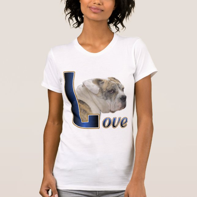 Camiseta Presentes para Bulldog Inglês (Frente)
