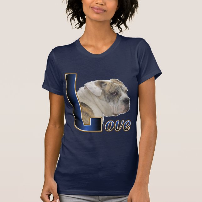 Camiseta Presentes para Bulldog Inglês (Frente)