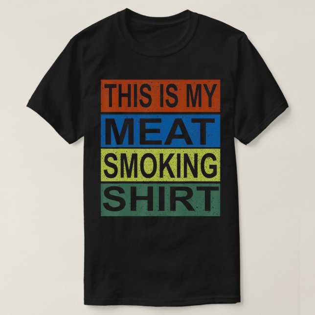 Camiseta Presentes Para Fumadores De Carne De churrasco Par (Frente do Design)