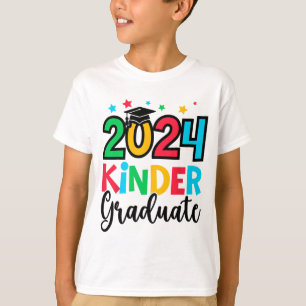 Camiseta Presentes para graduação do Kindergarten 2024 do F