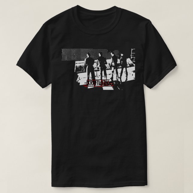 Camiseta Presentes Para Homens Música Eletrônica Kraftwerk  (Frente do Design)