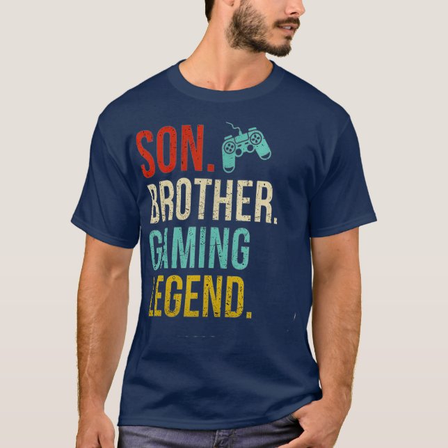 Camiseta Presentes Para Jogos Para Jovens Jogadores De 82 A (Frente)