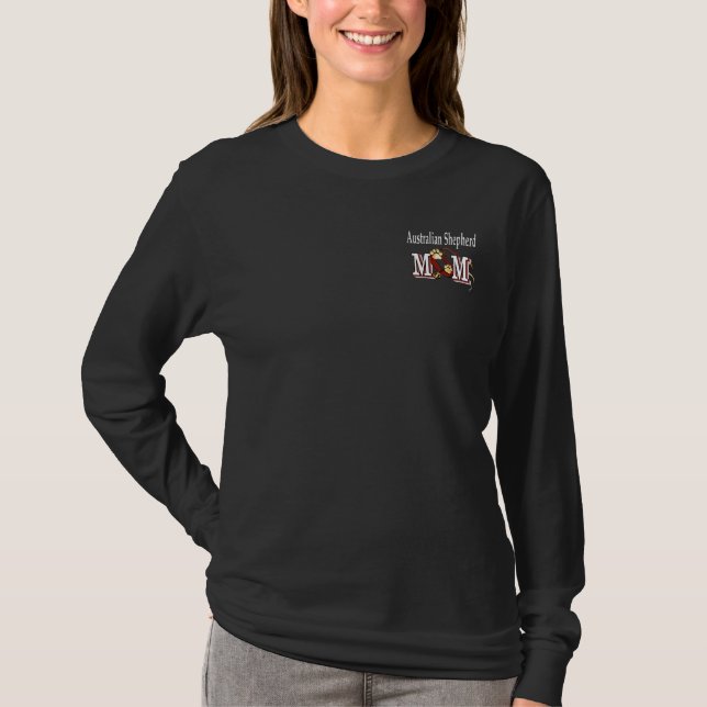 Camiseta presentes para mães de pastor australiano (Frente)