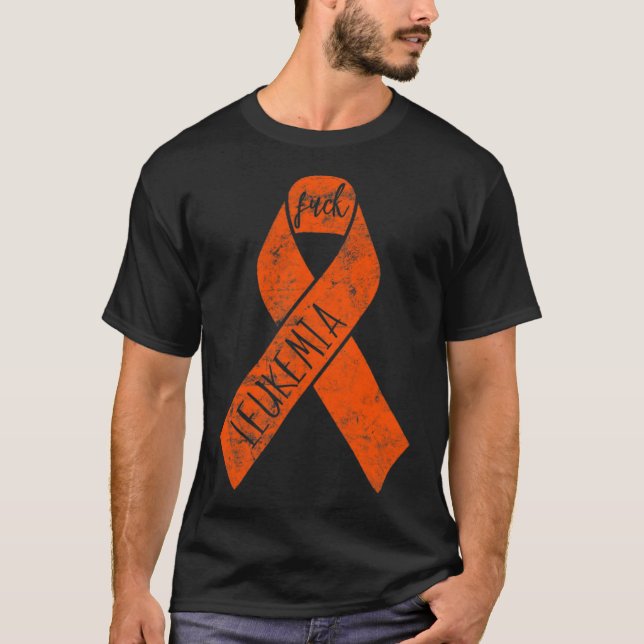 Camiseta Presentes Para Mulheres Fck Cancer Chemo F Distânc (Frente)