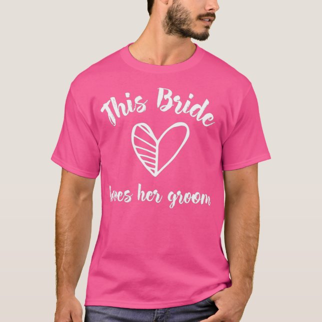 Camiseta Presentes Para Noiva Para Casar Esta Noiva Ama Seu (Frente)