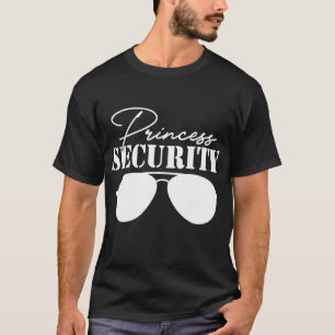 Camiseta Presentes Perfeitos De Segurança Princesa Para Pai