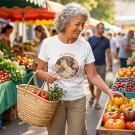 Camiseta Presentes Personalizados de Aposentadoria Art Nouv